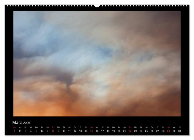 Produktbild: Wolkenbilder (hochwertiger Premium Wandkalender 2026 DIN A2 quer), Kunstdruck in Hochglanz