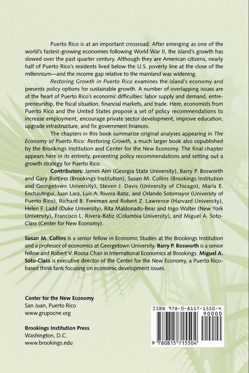 Produktbild: Restoring Growth in Puerto Rico