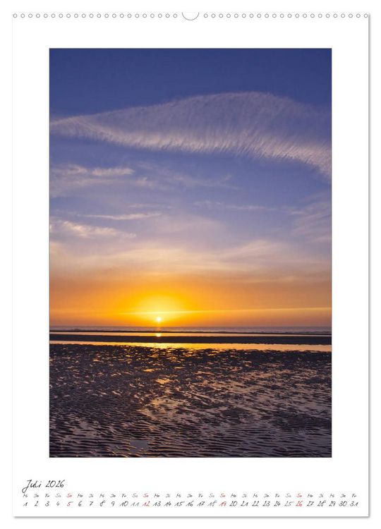 Produktbild: Insel Amrum (Wandkalender 2026 DIN A2 hoch), CALVENDO Monatskalender