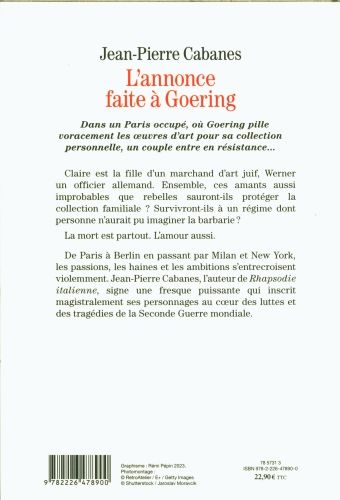 Produktbild: L'annonce faite &agrave; Goering