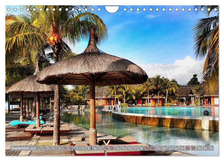 Produktbild: Mauritius A Tropical Paradise in The Indian Ocean (Wall Calendar 2026 DIN A4 landscape), CALVENDO 12 Month Wall Calendar