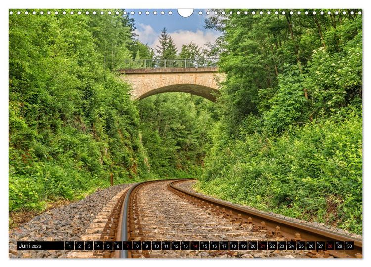 Produktbild: Br&uuml;cken des Landkreises Sonneberg (Wandkalender 2026 DIN A3 quer), CALVENDO Monatskalender