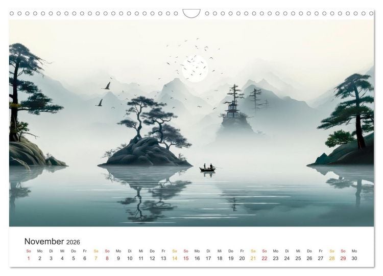 Produktbild: Japan - Kunst der Traditionen (Wandkalender 2026 DIN A3 quer), CALVENDO Monatskalender