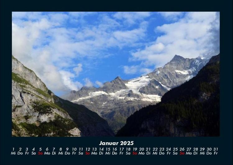 Produktbild: Bergige Welten 2025 Fotokalender DIN A4