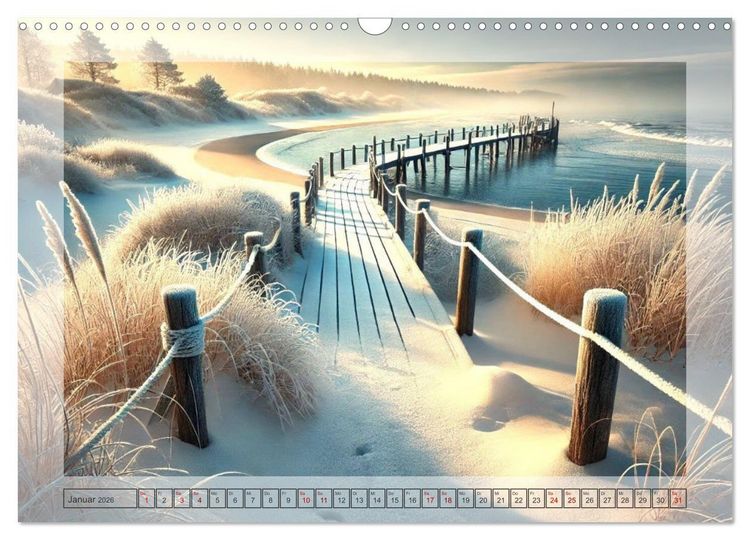 Produktbild: Pfade ans Meer (Wandkalender 2026 DIN A3 quer), CALVENDO Monatskalender