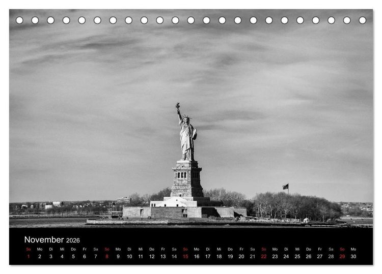 Produktbild: New York 2026 (Tischkalender 2026 DIN A5 quer), CALVENDO Monatskalender