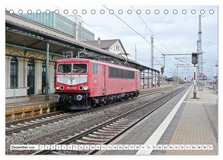 Produktbild: Die Baureihe 250 - Reichsbahnlok in DB-Diensten (Tischkalender 2026 DIN A5 quer), CALVENDO Monatskalender