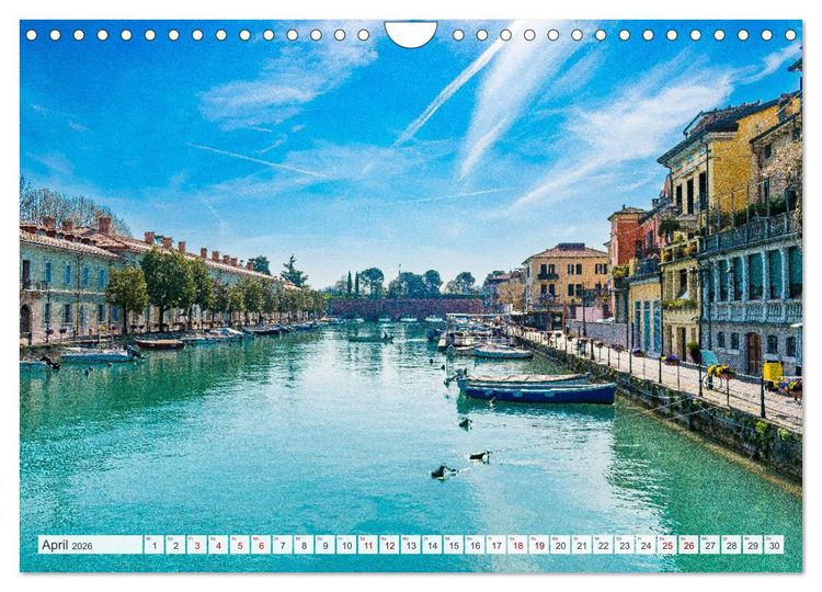 Produktbild: Traumziel am Gardasee. Peschiera del Garda (Wandkalender 2026 DIN A4 quer), CALVENDO Monatskalender