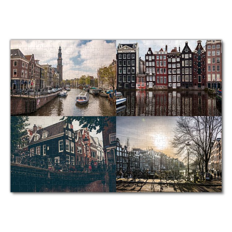 Produktbild: Lais Puzzle Collage Amsterdam 500 Teile