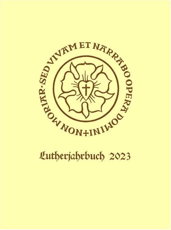 Produktbild: Lutherjahrbuch 90. Jahrgang 2023: Word and World - Wort und Welt: Luther Across Borders