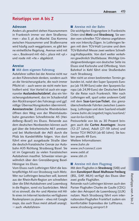 Produktbild: TRESCHER Reisef&uuml;hrer Elsass und Lothringen