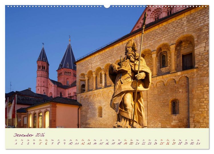 Produktbild: Mainz Kultur und Lebenslust (hochwertiger Premium Wandkalender 2026 DIN A2 quer), Kunstdruck in Hochglanz