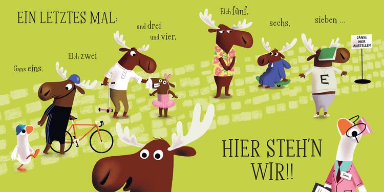 Produktbild: Gans, Gans, Elch - Ein tierischer Z&auml;hlspa&szlig;