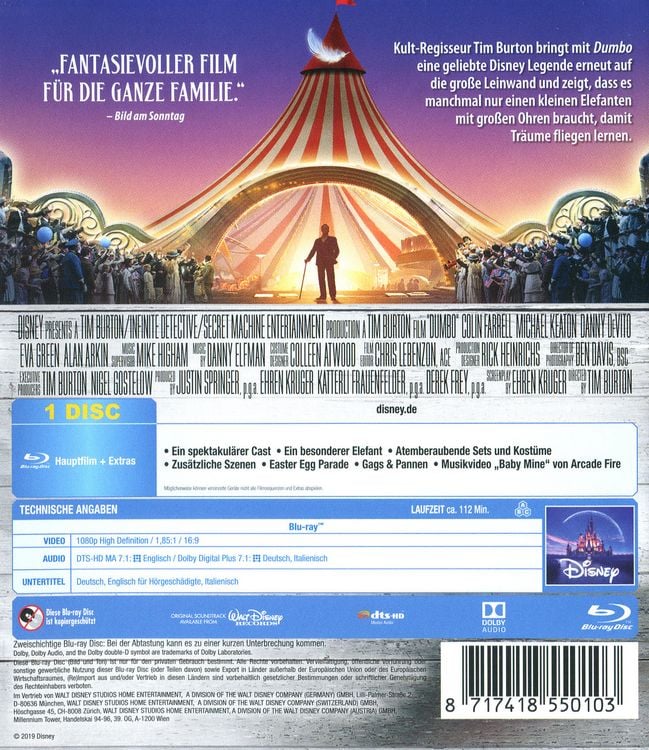 Produktbild: Dumbo (Live-Action)