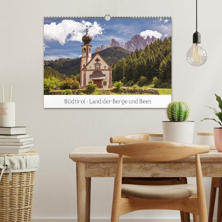 Produktbild: S&uuml;dtirol - Land der Berge und Seen (Wandkalender 2026 DIN A3 quer), CALVENDO Monatskalender