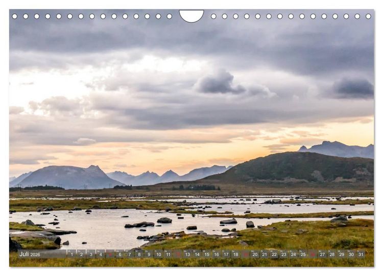 Produktbild: Norwegen - Mythos Landschaften (Wandkalender 2026 DIN A4 quer), CALVENDO Monatskalender