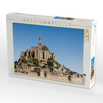 Produktbild: CALVENDO Puzzle Mont-Saint-Michel | 1000 Teile Lege-Gr&ouml;&szlig;e 64x48cm Foto-Puzzle f&uuml;r gl&uuml;ckliche Stunden