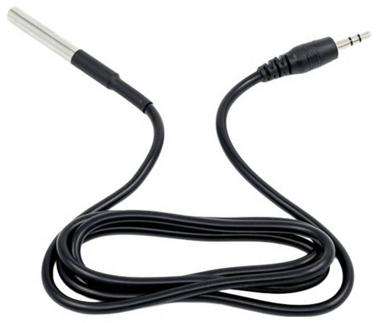 Produktbild: Shelly Temperatursensor DS18B20 3,5&nbsp;mm Jack 1m Kabel Temperatursensor