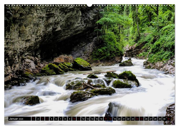 Produktbild: Ausflugsziele rund um Isny (hochwertiger Premium Wandkalender 2026 DIN A2 quer), Kunstdruck in Hochglanz