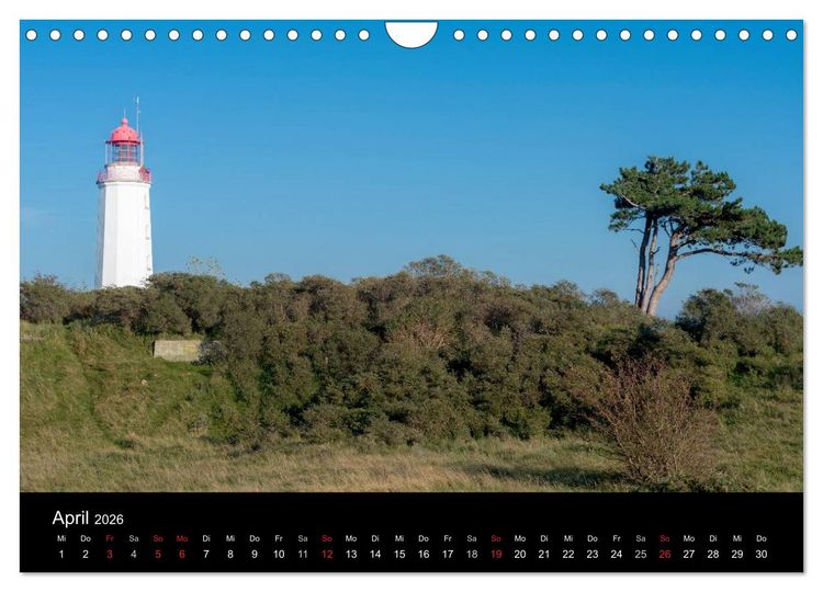 Produktbild: Gesehen auf - R&uuml;gen und Hiddensee (Wandkalender 2026 DIN A4 quer), CALVENDO Monatskalender