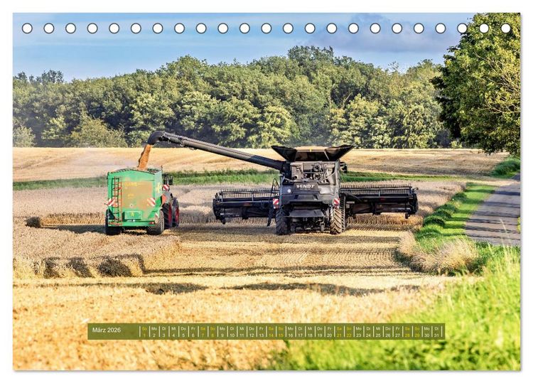 Produktbild: Giganten der Ernte (Tischkalender 2026 DIN A5 quer), CALVENDO Monatskalender