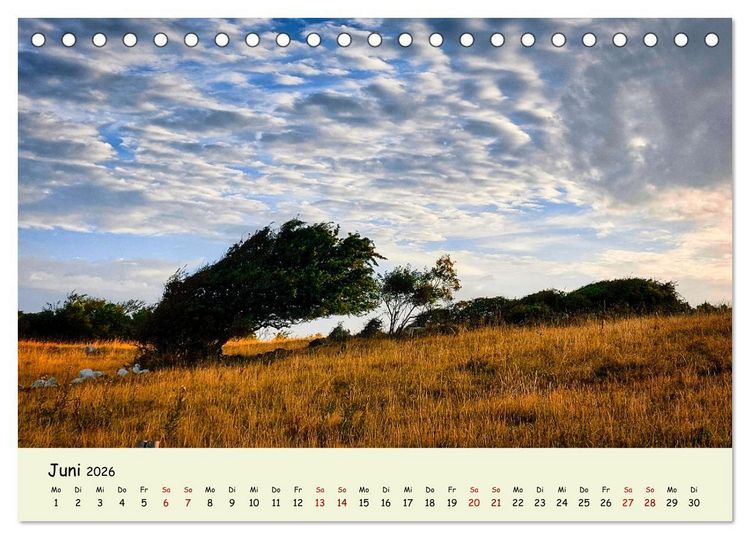 Produktbild: Unterwegs in D&auml;nemark von der Nordsee bis zur Ostsee (Tischkalender 2026 DIN A5 quer), CALVENDO Monatskalender