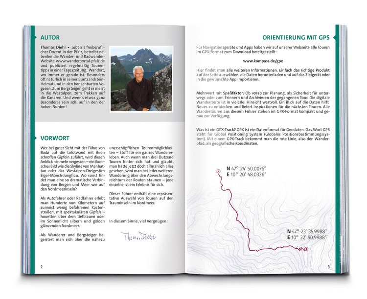 Produktbild: KOMPASS Wanderführer Lofoten, Vesterålen und Senja, 70 Touren mit Extra-Tourenkarte