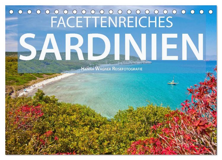 Produktbild: Facettenreiches Sardinien (Tischkalender 2026 DIN A5 quer), CALVENDO Monatskalender