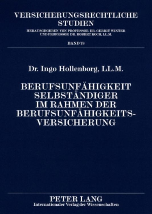 Produktbild: Berufsunf&auml;higkeit Selbst&auml;ndiger im Rahmen der Berufsunf&auml;higkeitsversicherung