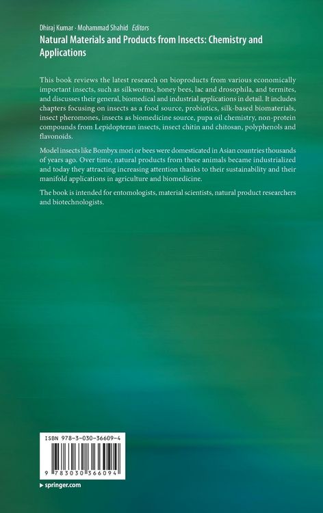 Produktbild: Natural Materials and Products from Insects: Chemistry and Applications