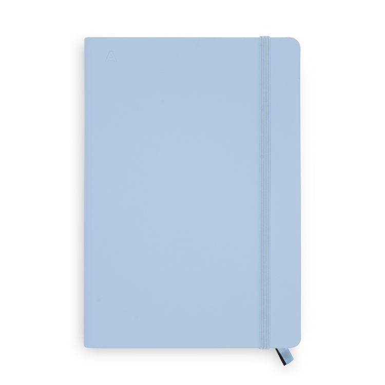 Produktbild: Notizbuch A5 Hardcover French Blue Punktiert, 192 Seiten