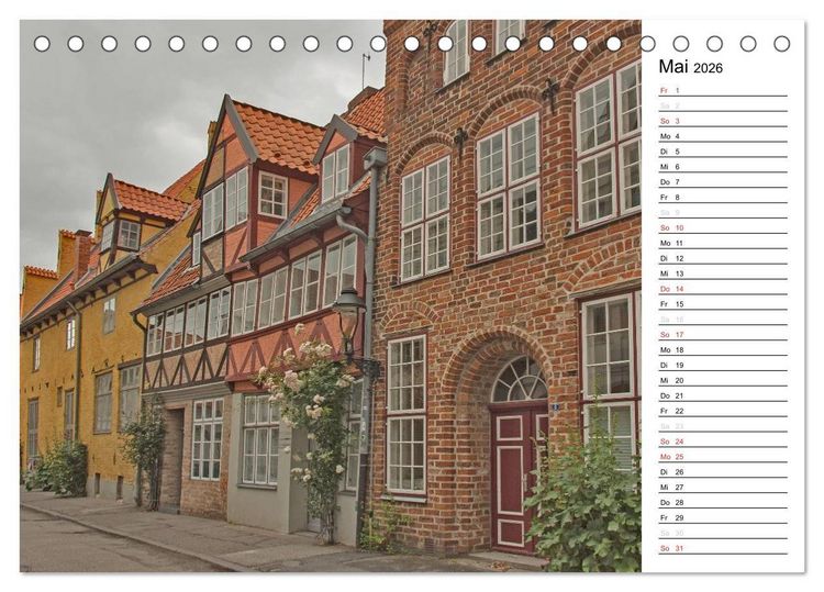 Produktbild: Hansestadt L&uuml;beck / Geburtstagskalender (Tischkalender 2026 DIN A5 quer), CALVENDO Monatskalender