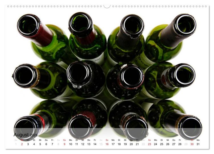 Produktbild: Wein schmeckt fein (Wandkalender 2026 DIN A2 quer), CALVENDO Monatskalender
