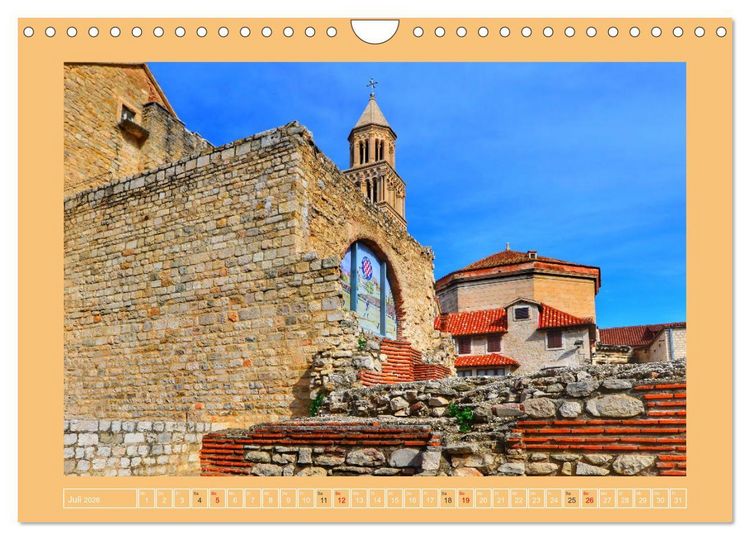 Produktbild: SPLIT Kroatien - Dalmatien (Wandkalender 2026 DIN A4 quer), CALVENDO Monatskalender