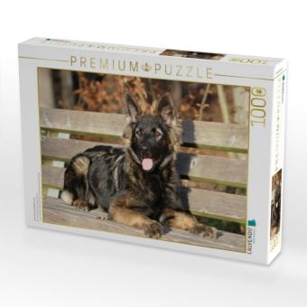 Produktbild: CALVENDO Puzzle Deutscher Sch&auml;ferhund | 1000 Teile Lege-Gr&ouml;&szlig;e 64x48cm Foto-Puzzle f&uuml;r gl&uuml;ckliche Stunden