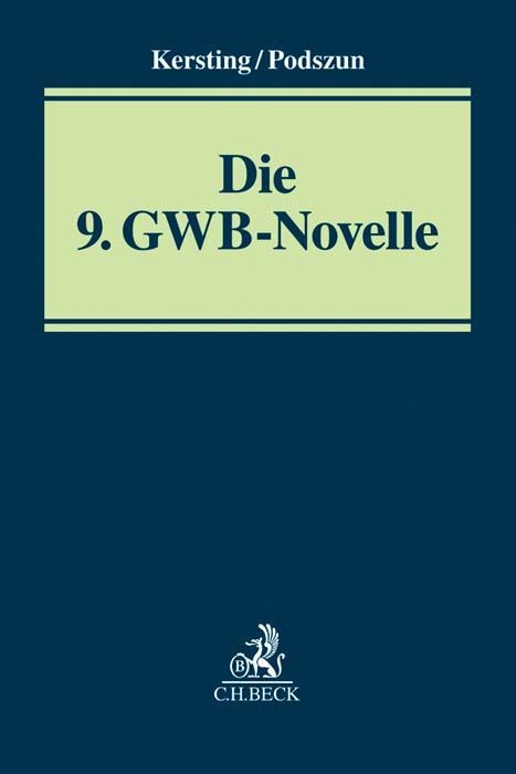 Produktbild: Die 9. GWB-Novelle