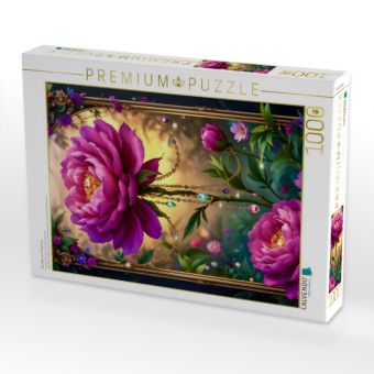 Produktbild: CALVENDO Puzzle Die Magie der Pfingstrose | 1000 Teile Lege-Gr&ouml;&szlig;e 64x48cm Foto-Puzzle f&uuml;r gl&uuml;ckliche Stunden