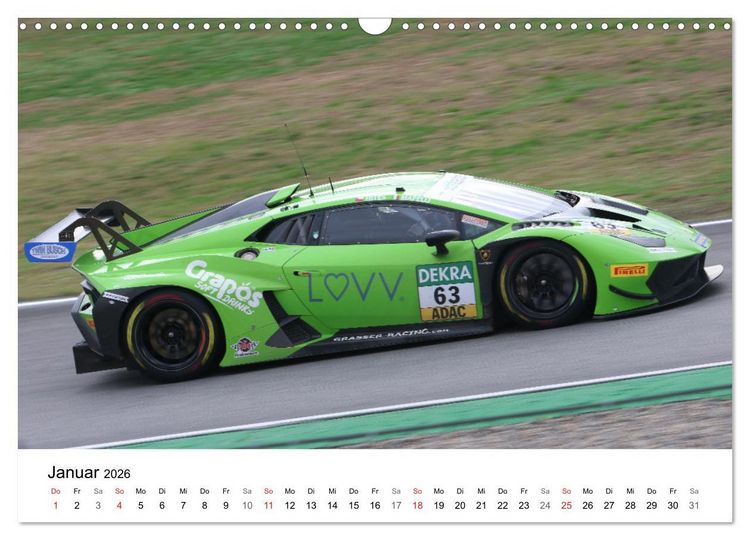 Produktbild: GT Masters (Wandkalender 2026 DIN A3 quer), CALVENDO Monatskalender