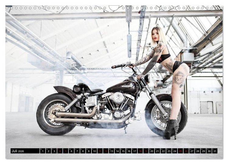 Produktbild: Motorr&auml;der & Sexy Girls (Wandkalender 2026 DIN A3 quer), CALVENDO Monatskalender