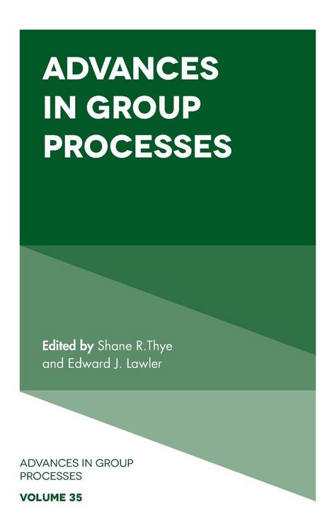 Produktbild: Advances in Group Processes