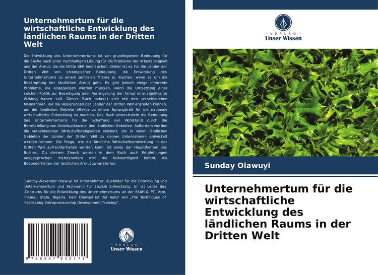 Produktbild: Unternehmertum f&uuml;r die wirtschaftliche Entwicklung des l&auml;ndlichen Raums in der Dritten Welt