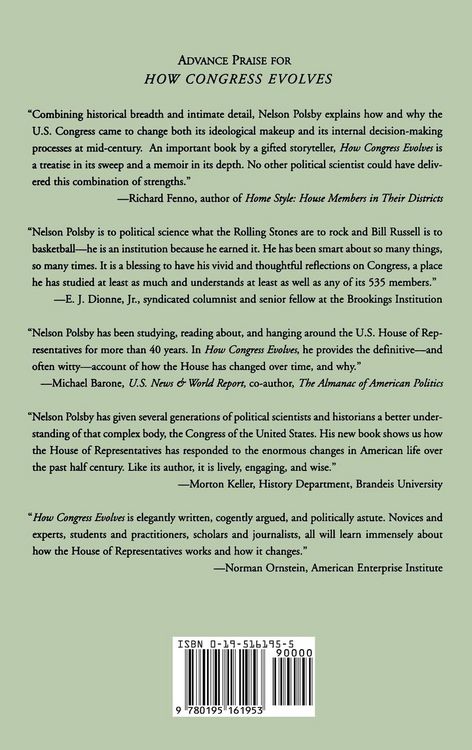 Produktbild: How Congress Evolves