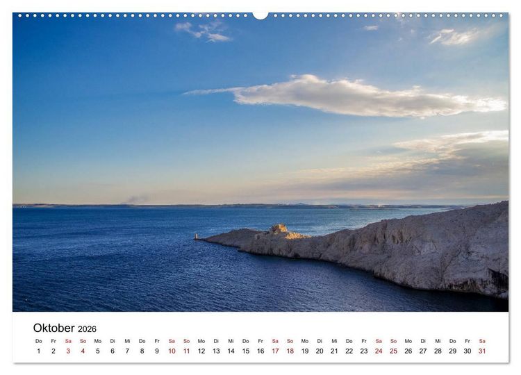 Produktbild: Kroatien 2026 (hochwertiger Premium Wandkalender 2026 DIN A2 quer), Kunstdruck in Hochglanz
