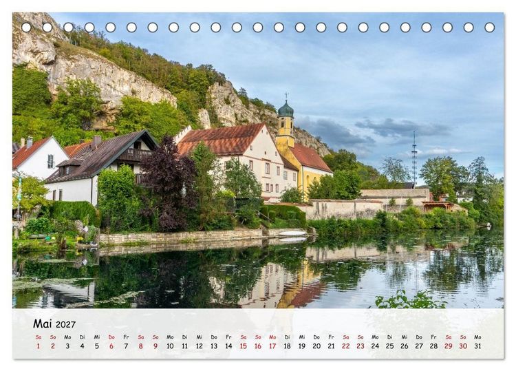 Produktbild: Ein Spaziergang durch Essing im Altm&uuml;hltal (Tischkalender 2027 DIN A5 quer), CALVENDO Monatskalender
