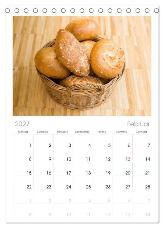 Produktbild: Tischplaner 2027 - Brot & Kaffee Impressionen 2027 (A5 Tischkalender zum Aufstellen) CALVENDO
