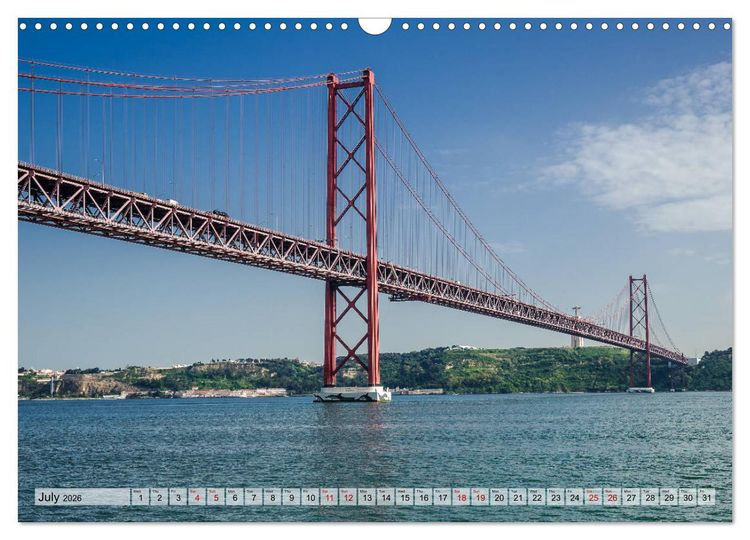 Produktbild: Lisbon - Perspectives (Wall Calendar 2026 DIN A3 landscape), CALVENDO 12 Month Wall Calendar