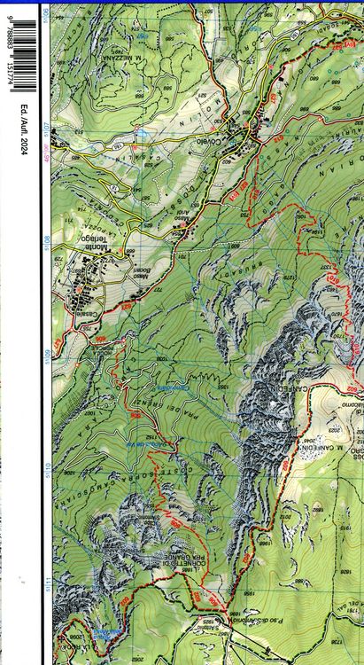 Produktbild: Tabacco Wandern Dolomiti Brenta 1:25000