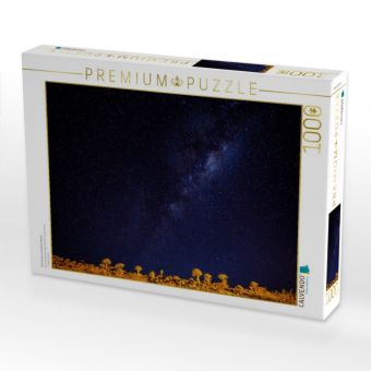 Produktbild: CALVENDO Puzzle K&ouml;cherbaumwald bei Nacht | 1000 Teile Lege-Gr&ouml;&szlig;e 64x48cm Foto-Puzzle f&uuml;r gl&uuml;ckliche Stunden