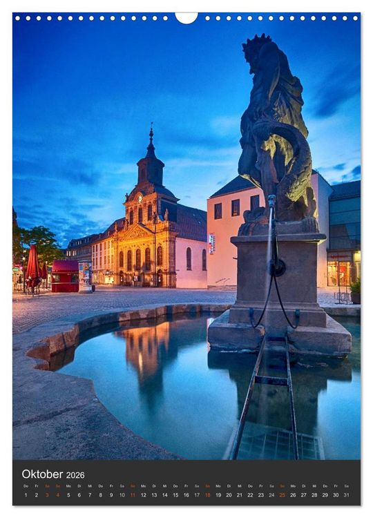 Produktbild: Bayreuth 2026 (Wandkalender 2026 DIN A3 hoch), CALVENDO Monatskalender