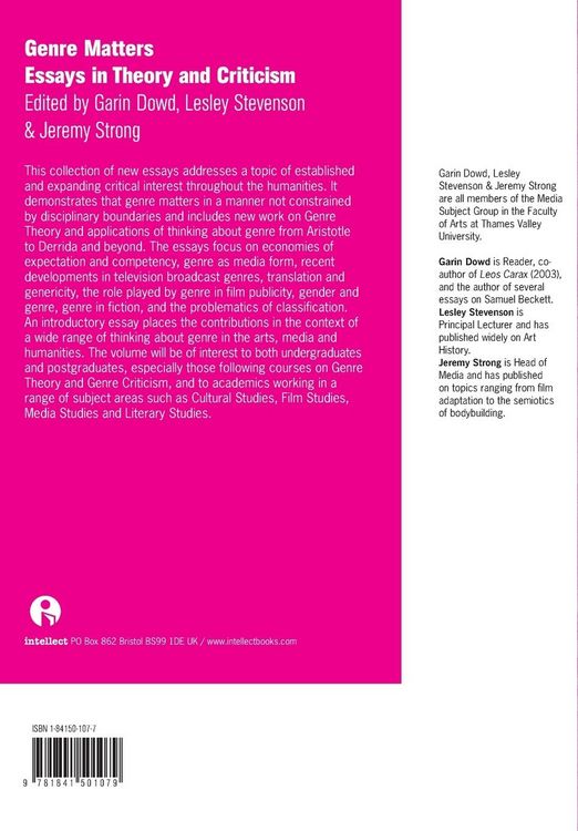Produktbild: Genre Matters